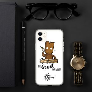 Coque pour iPhone White – Let’s Groot your dance !