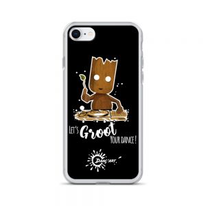 Coque pour iPhone Black – Let’s Groot your dance !