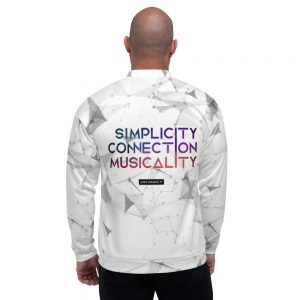 Bombers unisexe White – Simplicity – Connection – Musicality