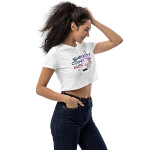 Crop top bio White – Simplicity – Connection – Musicality