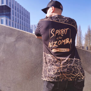 T-shirt pour Homme Black – Spirit of the Kizomba Gold