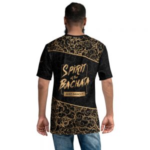 T-shirt pour Homme Black – Spirit of the Bachata Gold