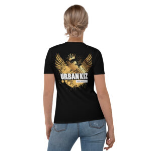 T-shirt pour Femme Black – URBAN KIZ Just Dance it Gold