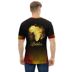 T-shirt pour Homme Black – Afro Latino Golden Lion