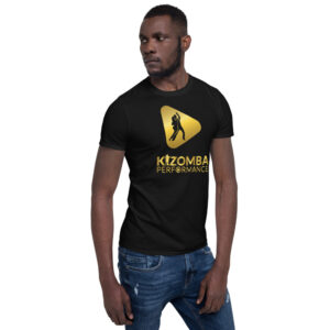 T-shirt Unisexe à Manches Courtes – Kizomba Performance – Gold